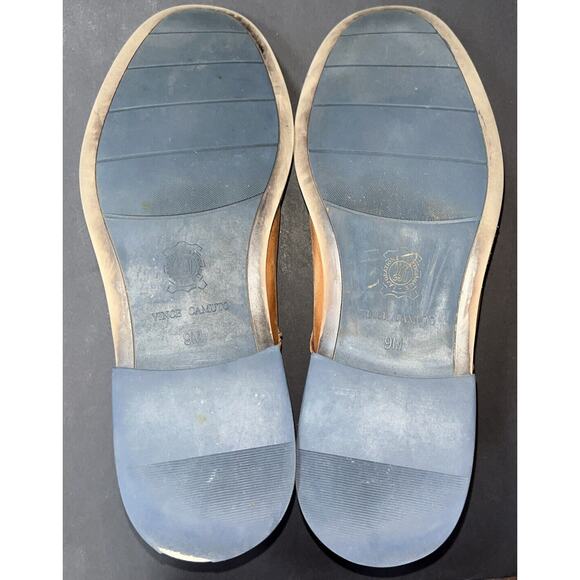 Vince Camuto Brown Leather Lace Up Lamson Cap Toe Oxford‎ Shoes Size 9M - Picture 6 of 7